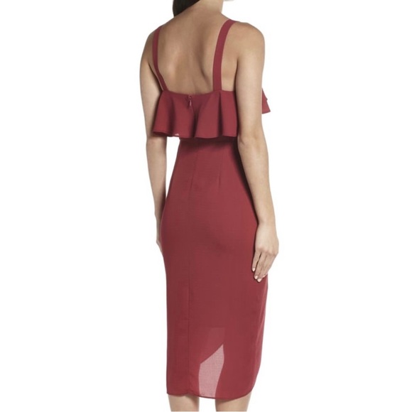 NEW COOPER ST. RUFFLE MIDI DRESS - Picture 6 of 9